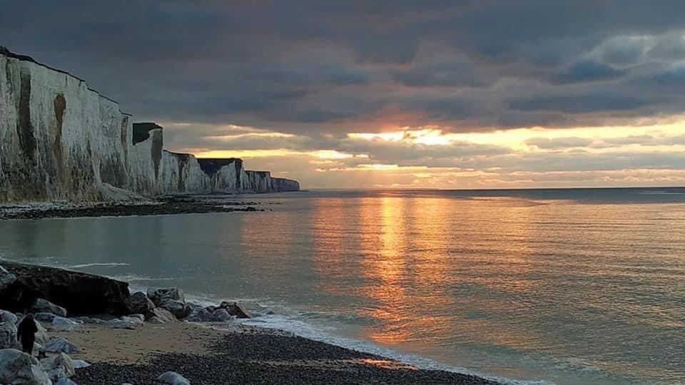 Plage A 50M Appartement Reves Tranquilles Villa Les Bains De Mers Exteriör bild